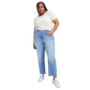 Good American Jeans Good Vintage High Rise Straight Leg Size 16